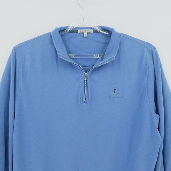 Peter Millar Blue Crewneck Sweater - Picture 6 of 11